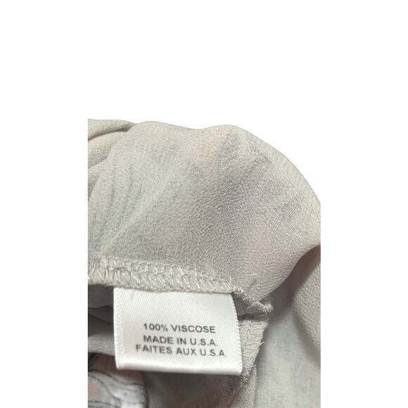 MISA Los Angeles Smocked Waist Maxi Dress Floral Boho Ruffle Hem Size Small - Picture 7 of 7